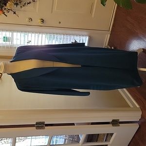 Antthony Original maxi open front jacket silver gold black studded back 1X NEW…